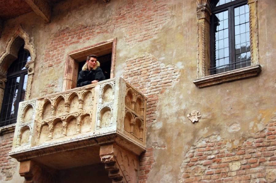 Balcon de Julieta - Verona en un dia